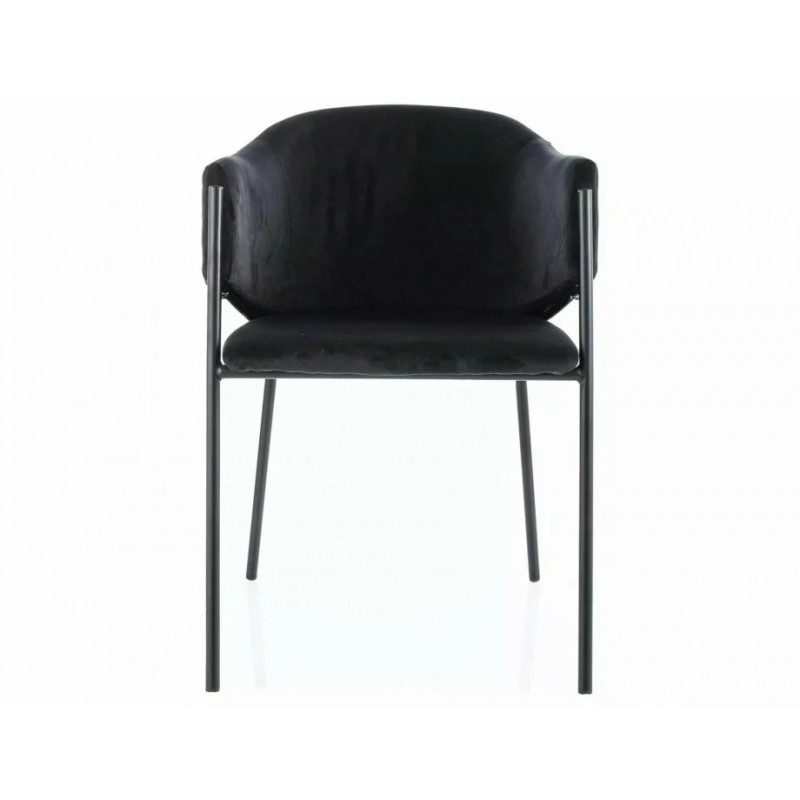 Стілець BONO VELVET Чорний Стелаж / Чорний BLUVEL 19 BONOVCC Signal