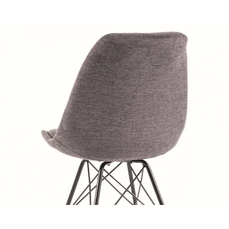 Стілець KEN BREGO Чорний каркас / Темно-сірий 18 KENBRCCSZ Signal