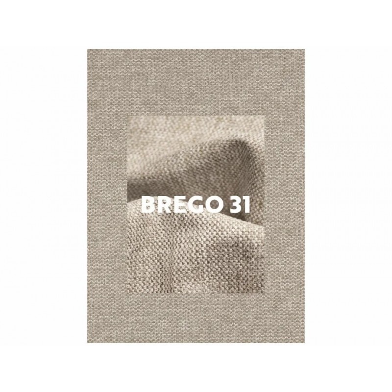 Стілець кухонний обідній м'який Arco Brego Світло-бежева тканина / Чорний каркас Signal