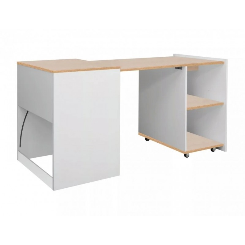 Комп'ютерний стіл DUO 60х46(140) дуб / білий DUODB Signal