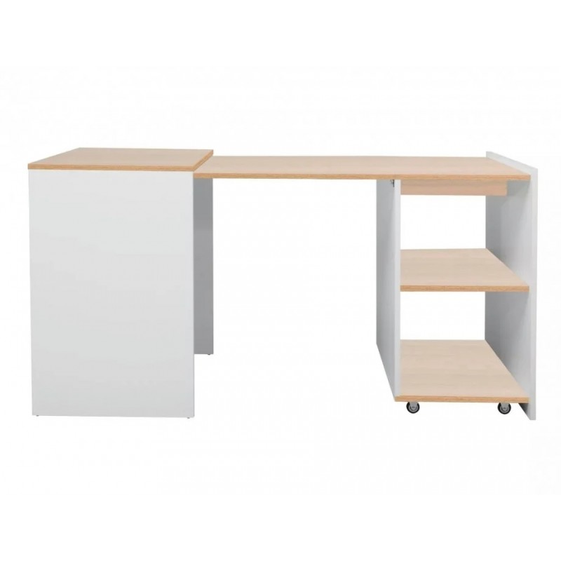 Комп'ютерний стіл DUO 60х46(140) дуб / білий DUODB Signal