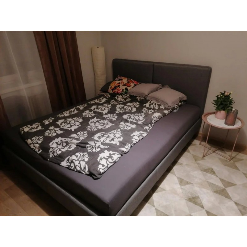 Двоспальне ліжко Acoma 160X200 Сірий Signal