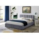 Ліжко MONTREAL VELVET 140X200 Сірий Signal