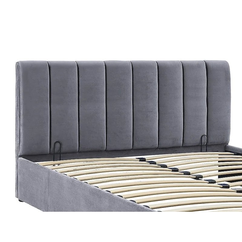 Ліжко MONTREAL VELVET 160X200 Сірий Signal