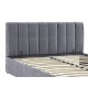 Ліжко MONTREAL VELVET 160X200 Сірий Signal