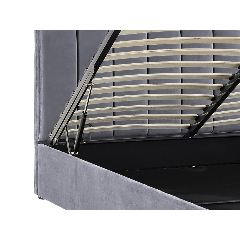 Ліжко MONTREAL VELVET 160X200 Сірий Signal