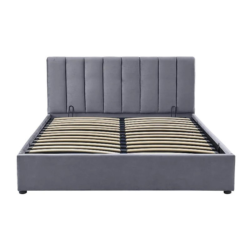 Ліжко MONTREAL VELVET 160X200 Сірий Signal