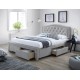Полуторне ліжко Electra 140X200 Сірий Signal
