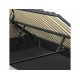 Ліжко двоспальне м'яке Parma Raven 160×200 Темно-бежева тканина Signal