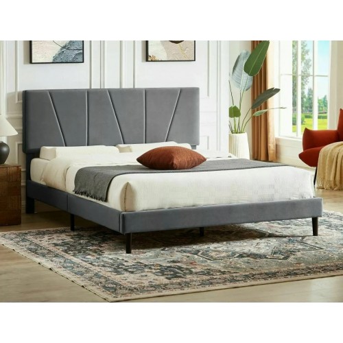 Ліжко односпальне SAVANA VELVET 120X200 Бежевий BLUVEL 28 SAVANAV140SZ Signal