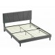 Ліжко односпальне SAVANA VELVET 120X200 Сірий TAP.192 SAVANAV120SZ Signal