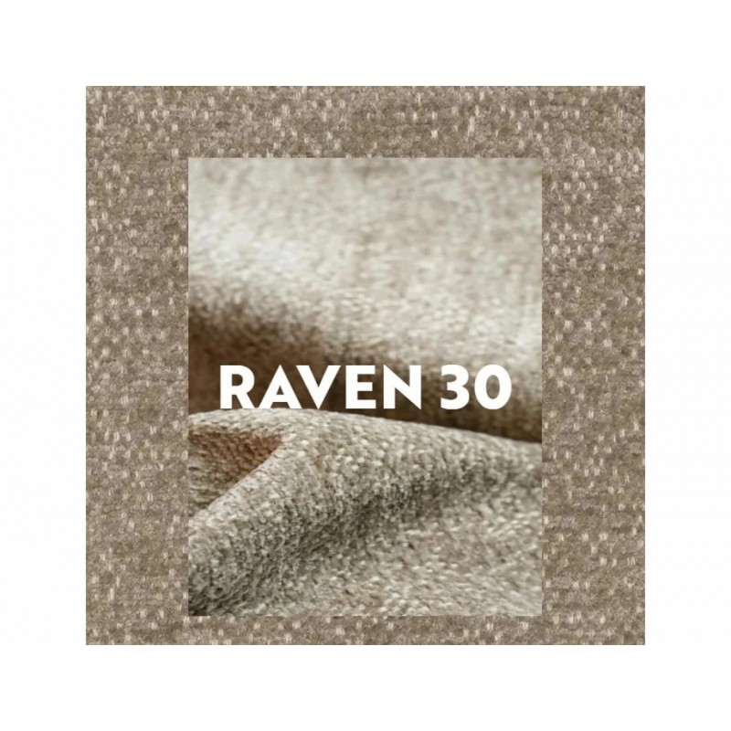 Ліжко односпальне м'яке Alfie Raven 120×201 Темно-бежева тканина Signal