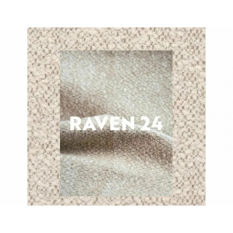 Ліжко односпальне м'яке Amelia Raven 120×200 Бежева тканина Signal