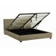 Ліжко полуторне COLUMBIA VELVET 140X200 Світло-бежевий BLUVEL 28 COLUMBIAV140BE Signal