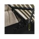 Ліжко полуторне м'яке Parma Raven 140×200 Бежева тканина Signal