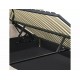 Ліжко полуторне м'яке Parma Raven 140×200 Бежева тканина Signal