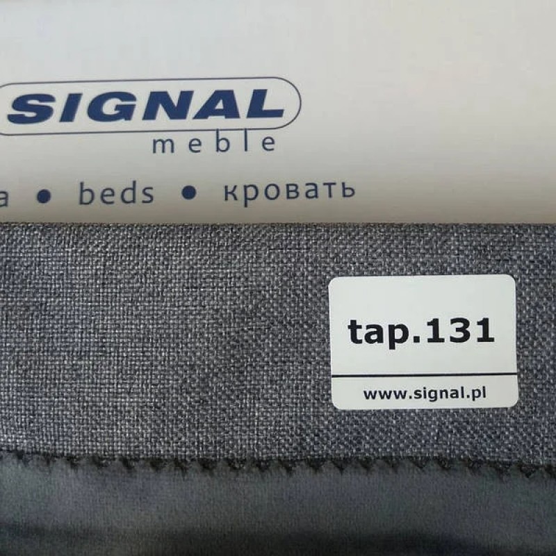 Односпальне ліжко Acoma 90X200 Сірий ACOMA90SZD Signal