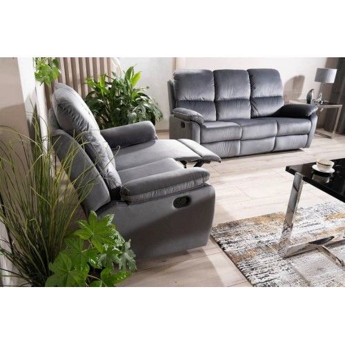 Диван софа розкладна SPENCER 2 VELVET сіра BL.14 SPENCER2VSZ Signal