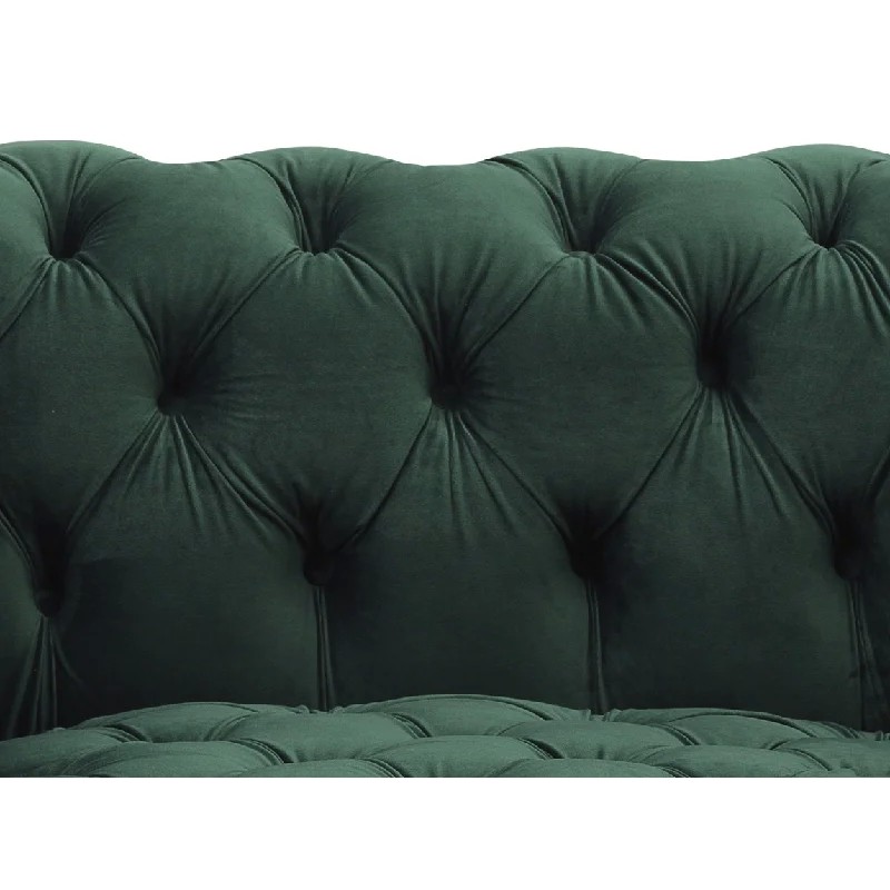 Диван CHESTER 2 VELVET Зелений Signal