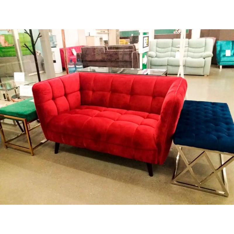 Диван Castello Velvet 2 Бордовий Signal