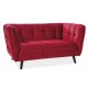 Диван Castello Velvet 2 Бордовий Signal