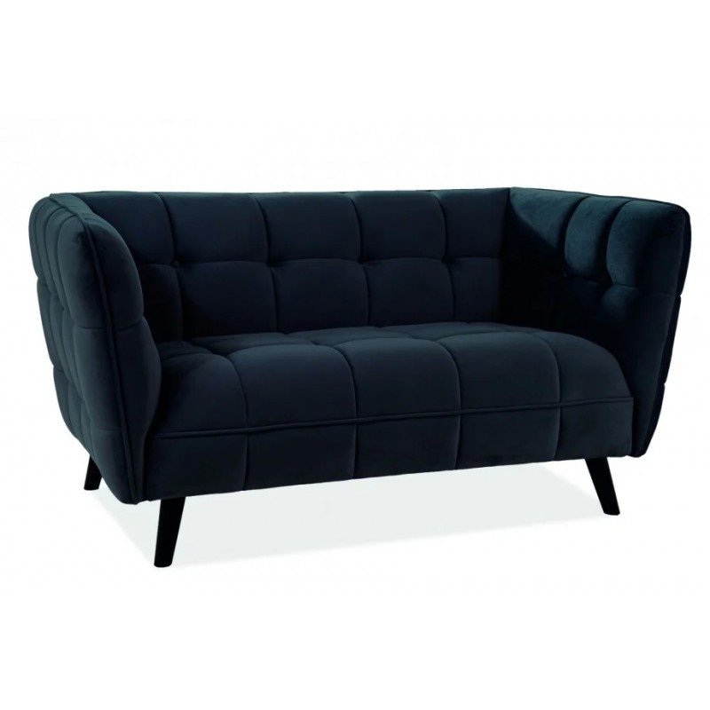 Диван Castello Velvet 2 Чорний Signal