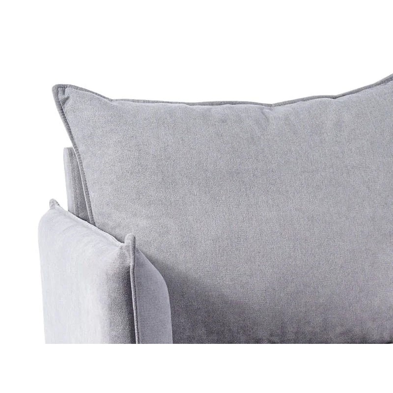 Диван FLORA VELVET Сірий Signal