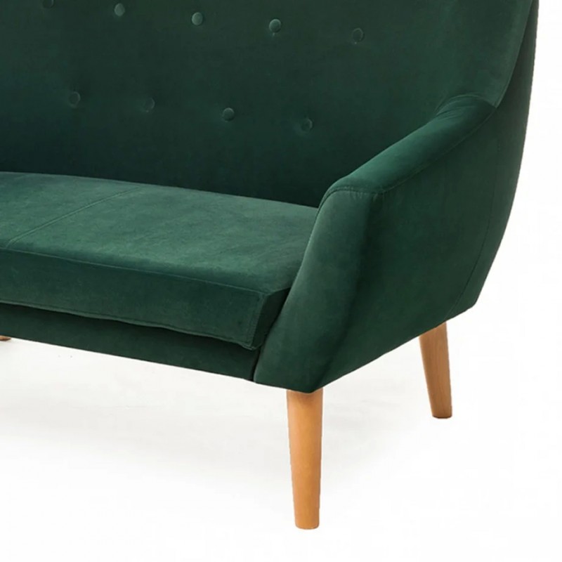 Диван Nordic 2 Velvet Зелений Signal