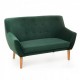 Диван Nordic 2 Velvet Зелений Signal