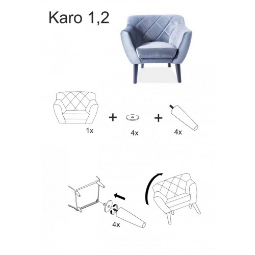 Диван Signal Karo 2 Зелений Signal