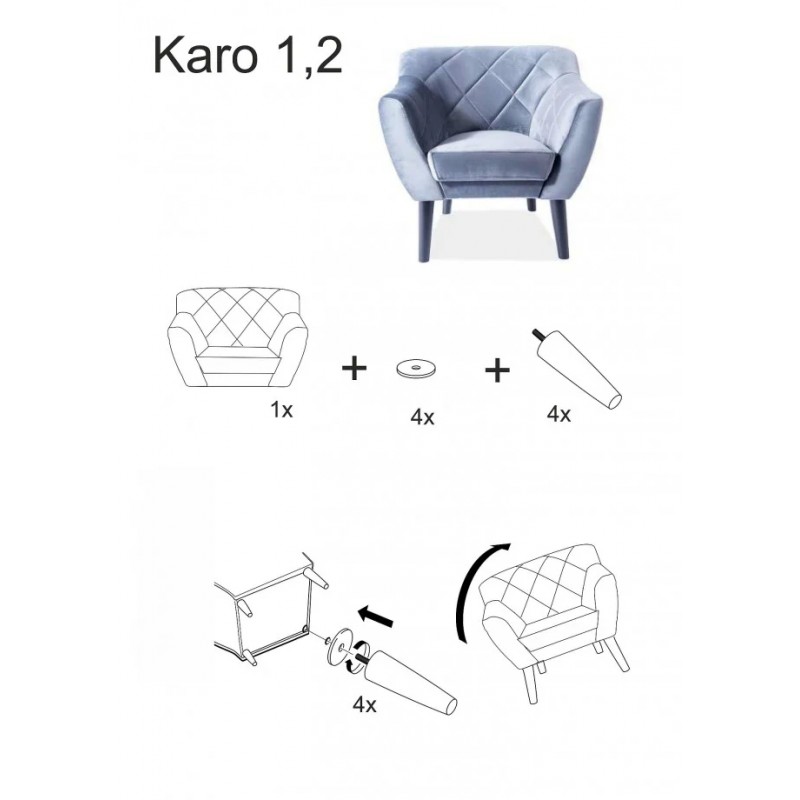 Диван Signal Karo 2 Зелений Signal