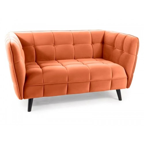 Диван софа CASTELLO 2 VELVET цинамон/венге BL.4215 Signal