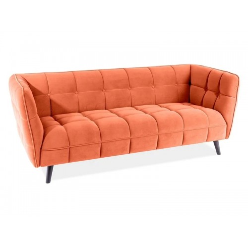 Диван софа CASTELLO 3 VELVET цинамон/венге BL.4215 Signal