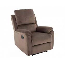 Крісло-реклайнер розкладне SPENCER 1 VELVET капучіно BL.38 SPENCER1VCA Signal