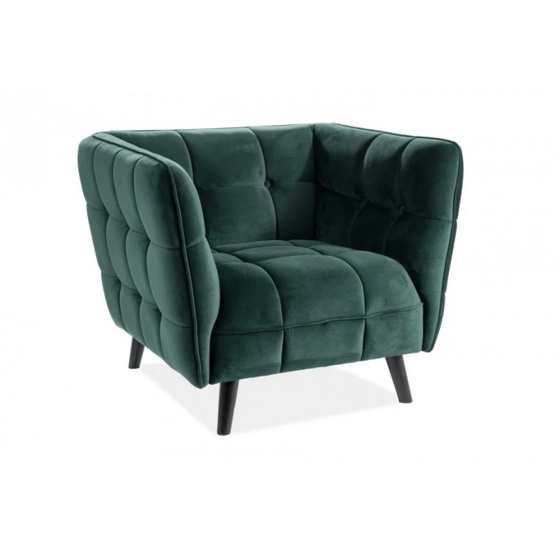 Крісло Castello Velvet 1 Зелений Signal