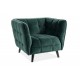 Крісло Castello Velvet 1 Зелений Signal