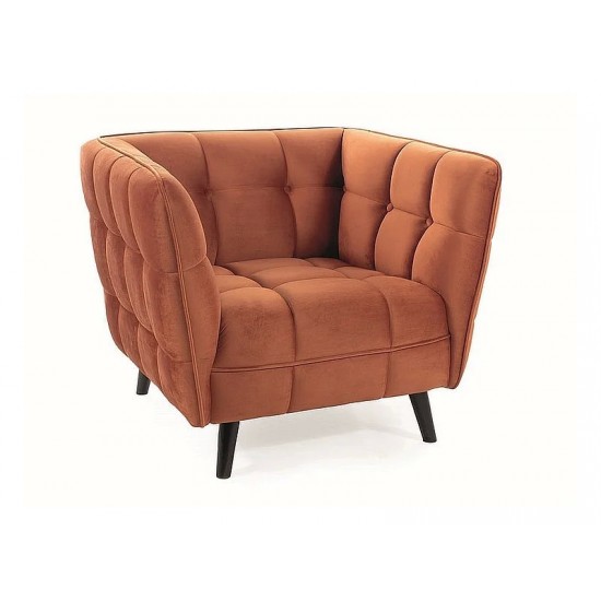 Крысло CASTELLO 1 VELVET цинамон/венге BL.4215 Signal Крысло CASTELLO 1 VELVET цинамон/венге BL.4215 Signal