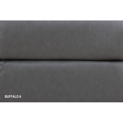 Софа розкладна SPENCER 2 сіра синтетична шкіра BUFFALO 6 Signal