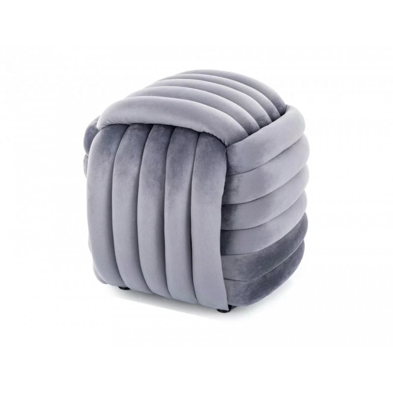 Пуф BRUNI VELVET сірий Тк.252 BRUNIVSZ Signal