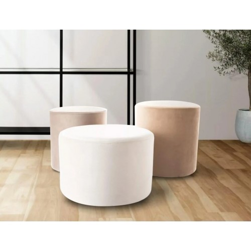 Пуф DOTI A VELVET темний беж BL.40 d.43 DOTIAV40 Signal