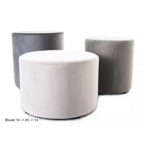 Пуф DOTI B VELVET сірий BL.14 d.38 DOTIBV14 Signal