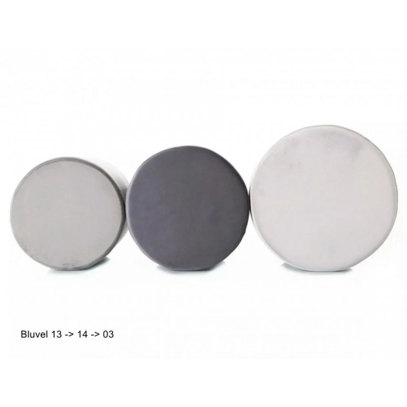 Пуф DOTI C VELVET сірий BL.14 d.33 DOTICV14 Signal