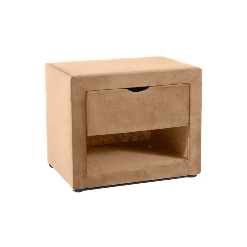 Приліжкова тумба ET-001 VELVET Бежевий Signal