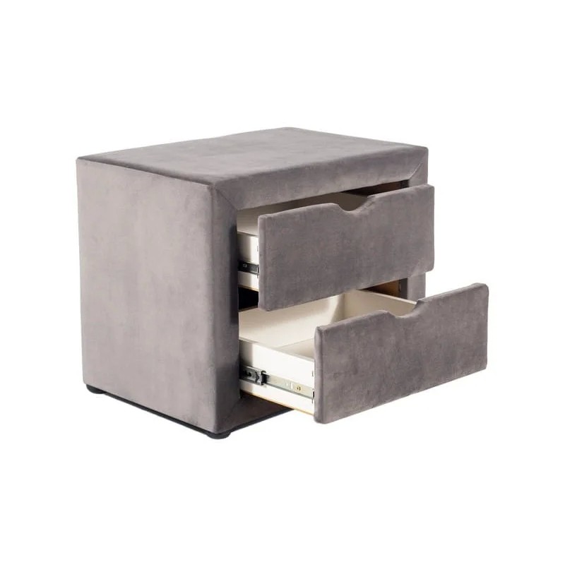 Приліжкова тумба ET-002 VELVET Сірий ET002VSZ Signal