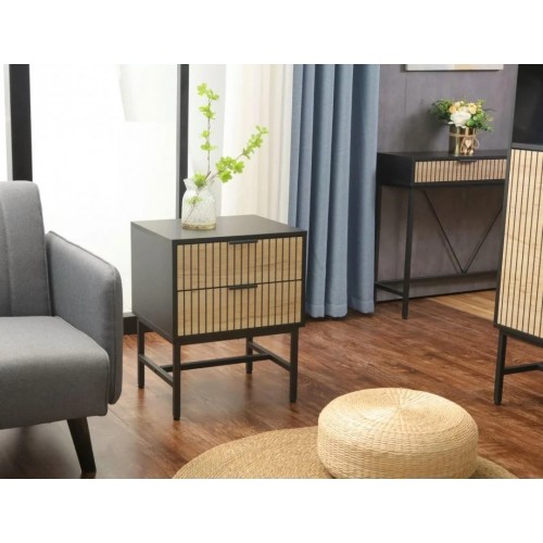 Тумба MAGO S1 48х40 дуб / чорний мат MAGOS1 Signal