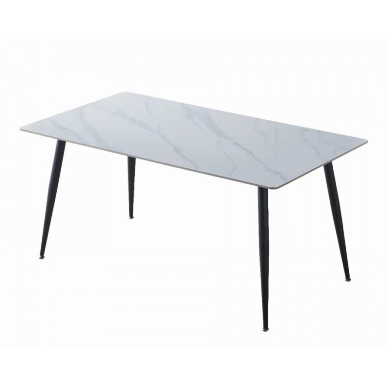 Стіл обідній RION 130*70 білий/чорний каркас RIONBC130 Signal