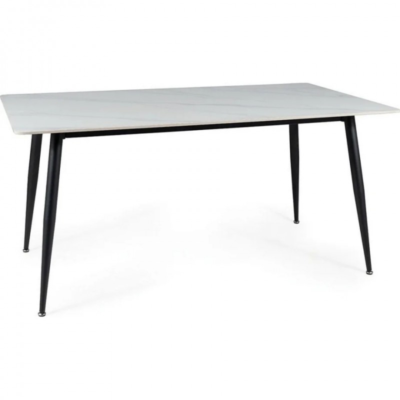 Стіл обідній RION 130*70 білий/чорний каркас RIONBC130 Signal