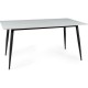 Стіл обідній RION 130*70 білий/чорний каркас RIONBC130 Signal
