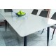 Стіл обідній RION 130*70 білий/чорний каркас RIONBC130 Signal