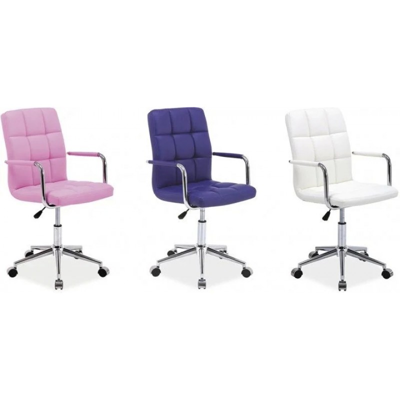 Компютерне крісло поворотне Q-022 Екошкіра Фіолетовий Signal